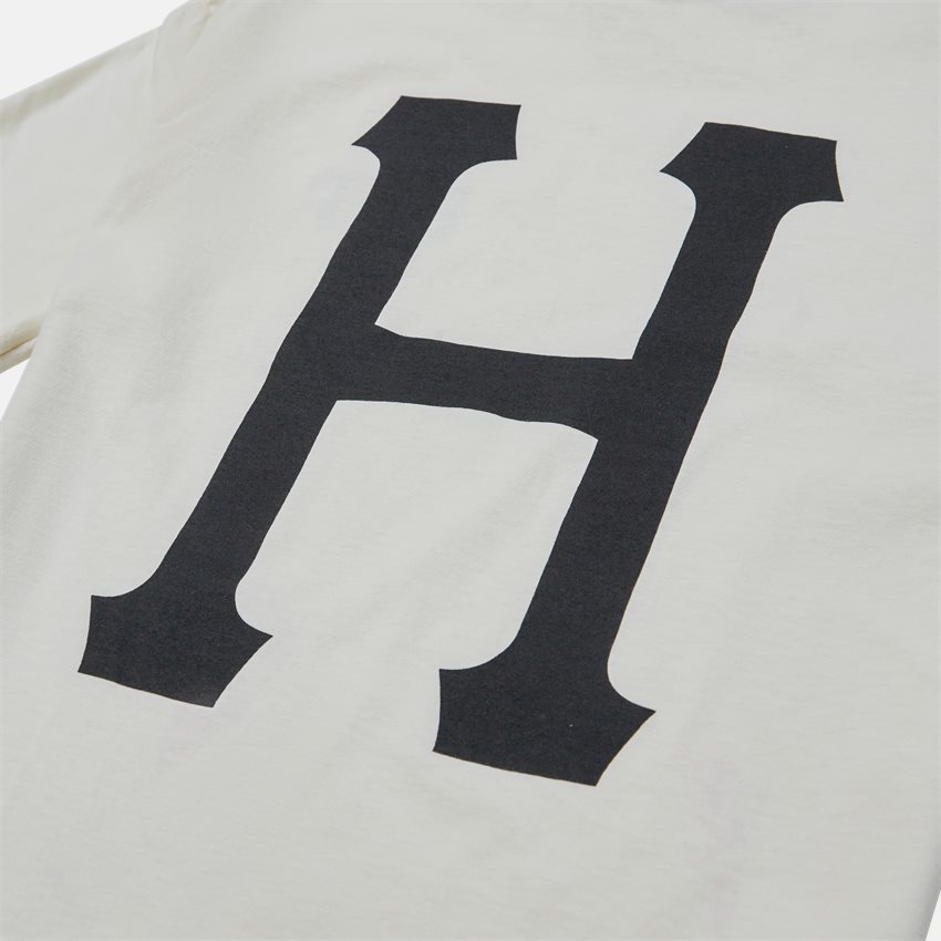 HUF T-shirts ESSENTIALS CLASSIC H SS TEE OFF WHITE